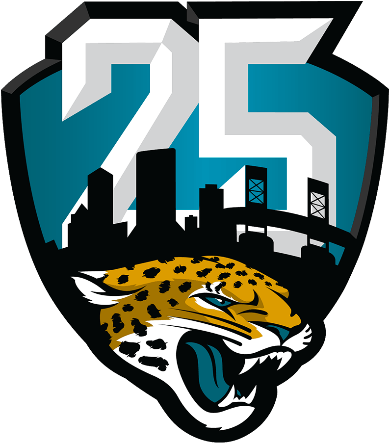 Jacksonville Jaguars 2019 Anniversary Logo iron on paper